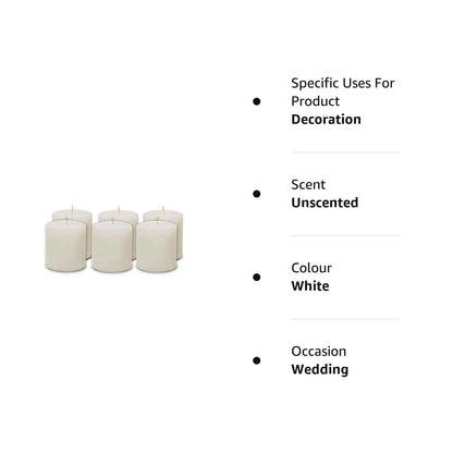 White Pillar (unscented Candles)